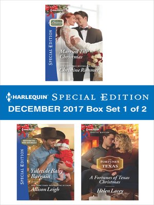 cover image of Harlequin Special Edition December 2017-- Box Set 1 of 2